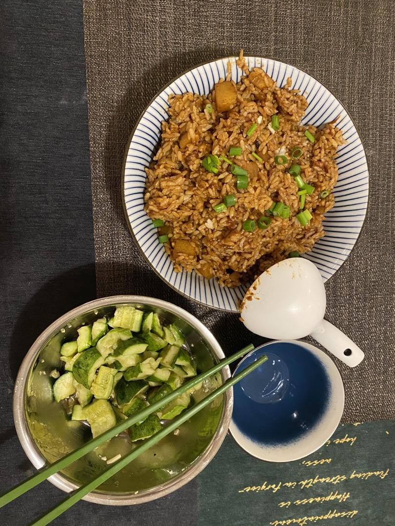 番茄土豆烩饭！剩米饭的终结者