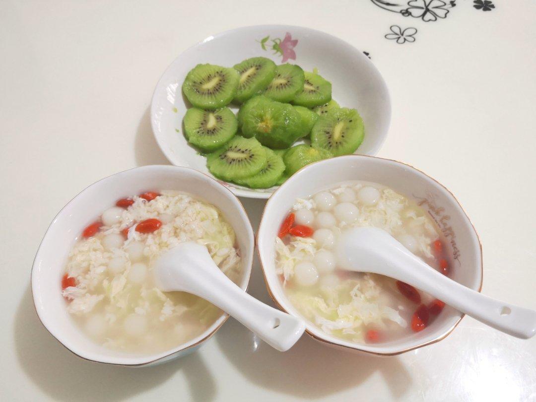 蛋花酒酿圆子
