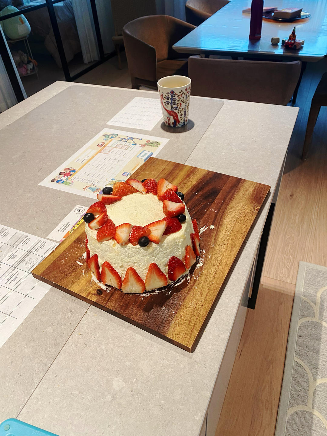 草莓生日奶油蛋糕（八寸）