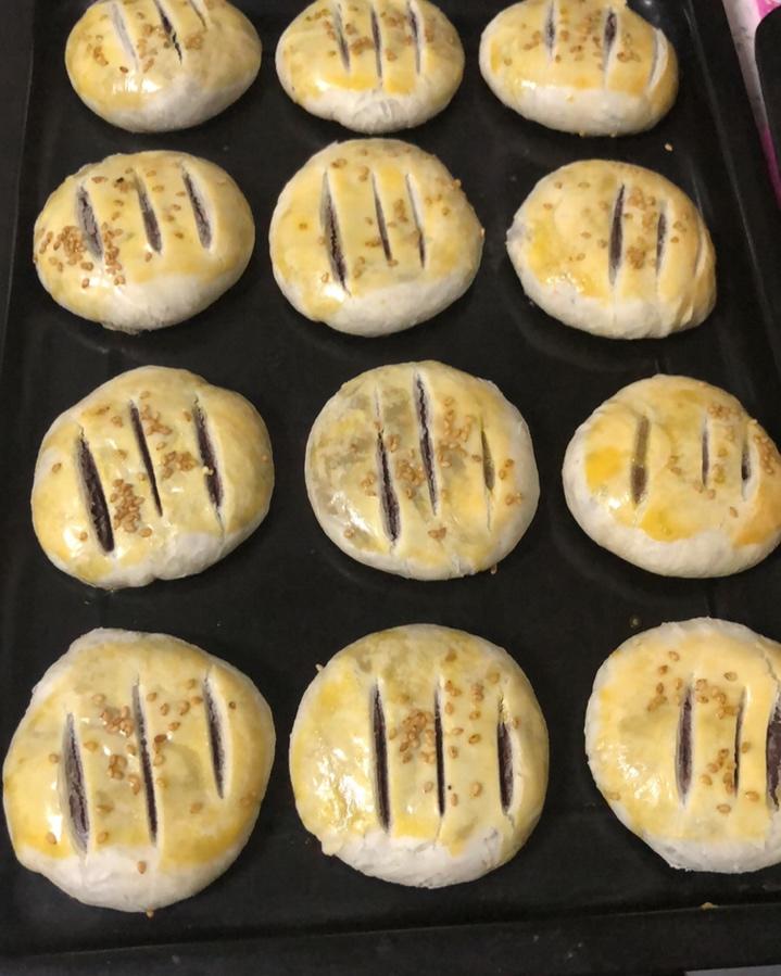 红豆沙老婆饼
