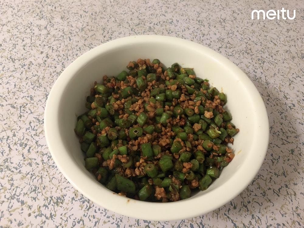 肉沫豆角下饭菜