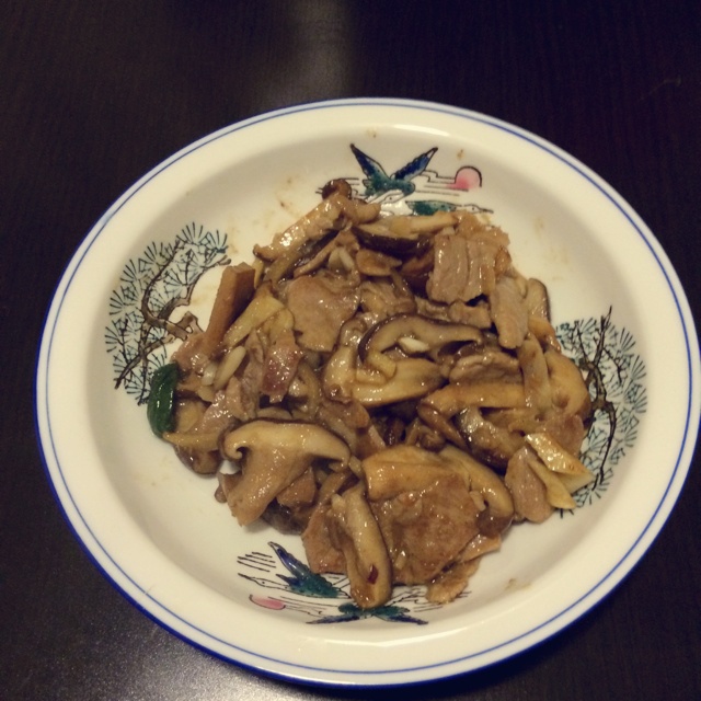 香菇肉片