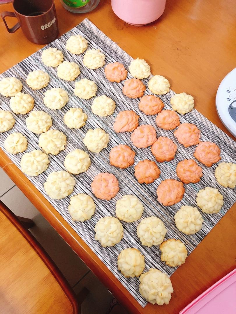 零失败❗️酥到掉渣的三色曲奇