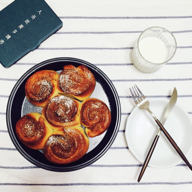 【曼食慢语】肉桂面包卷