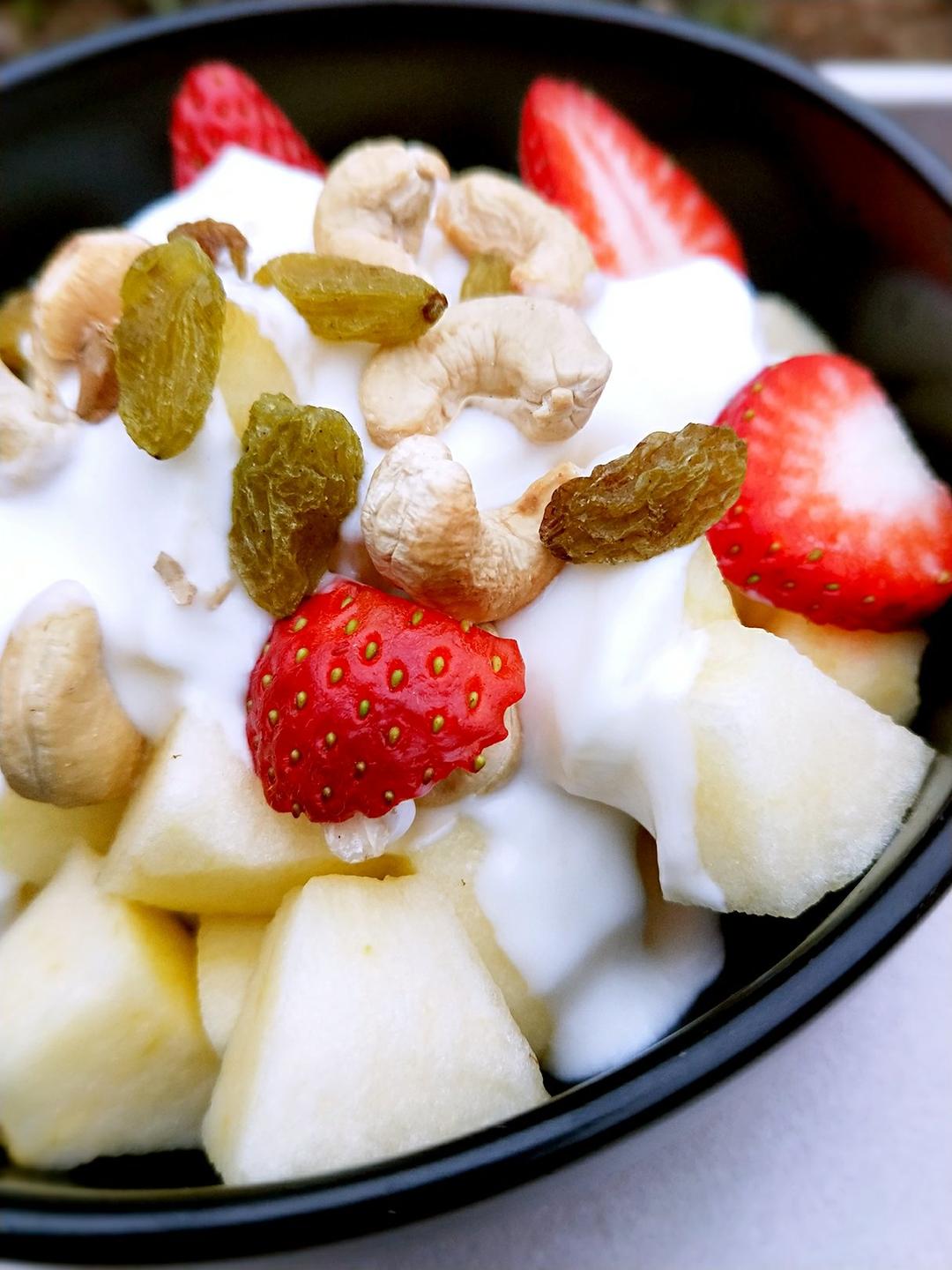 零负担的宵夜—苹果拌酸奶的全部作品