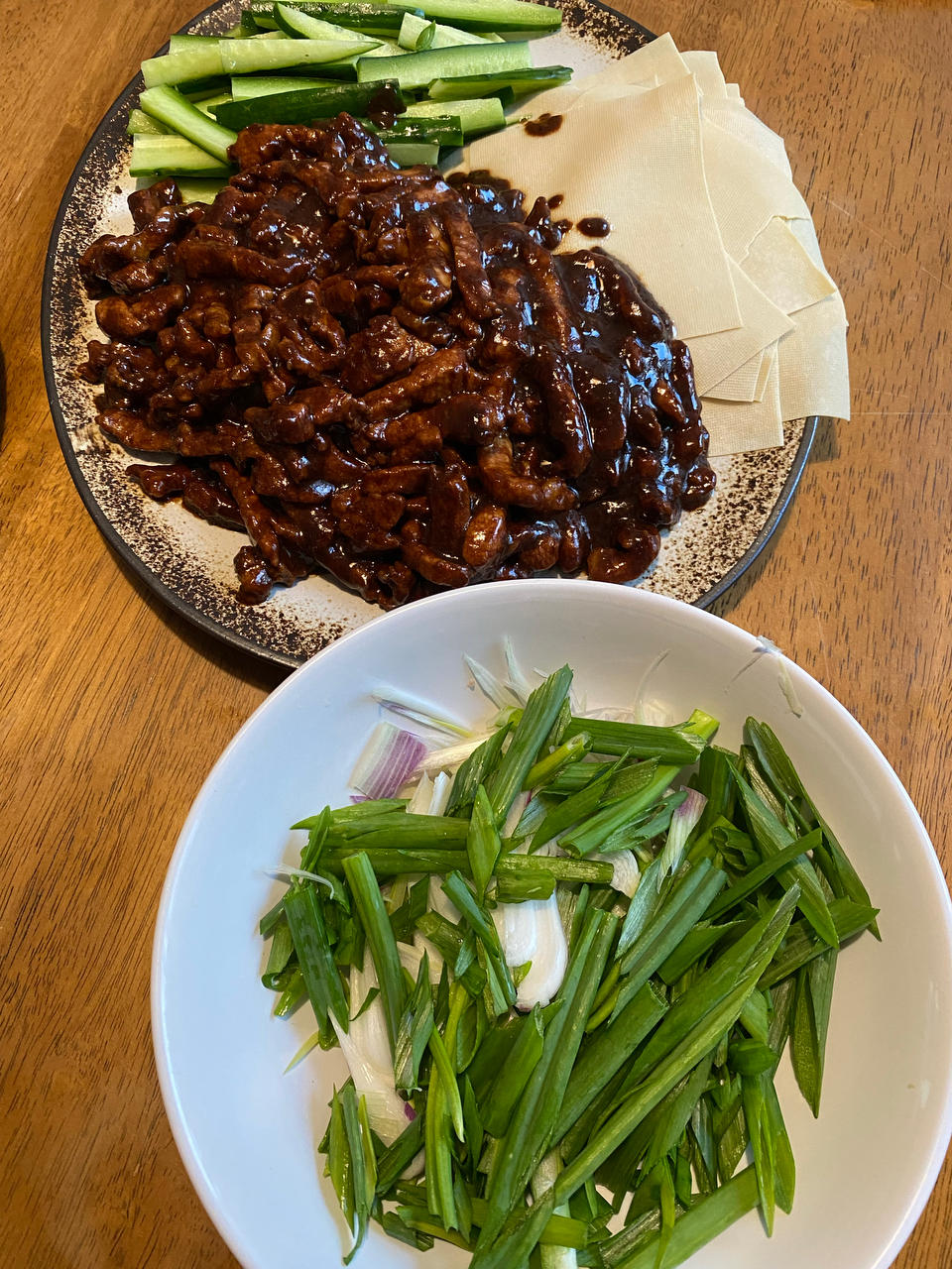 传统做法 京酱肉丝