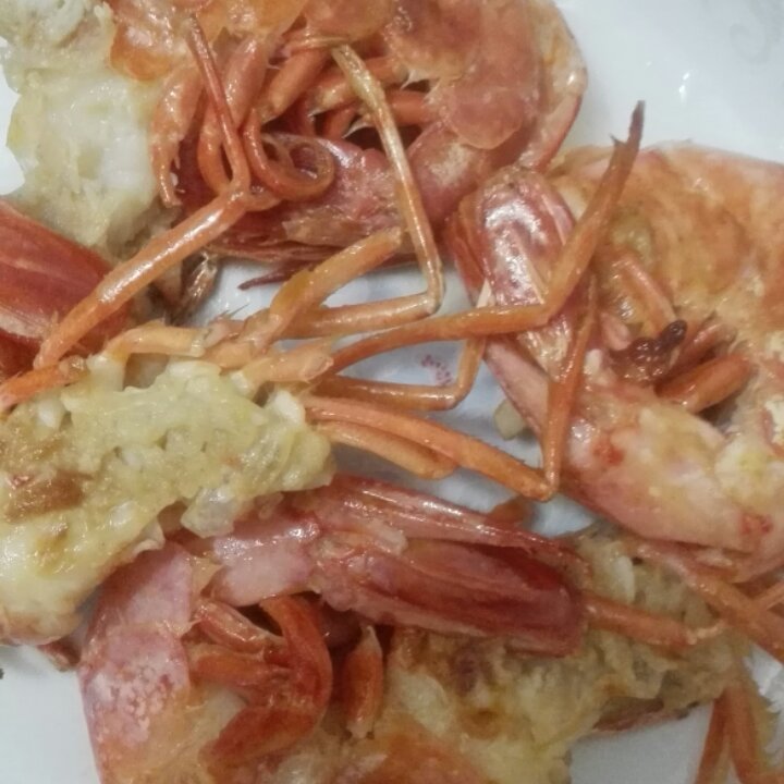 盐煎阿根廷红虾——最朴素的做法