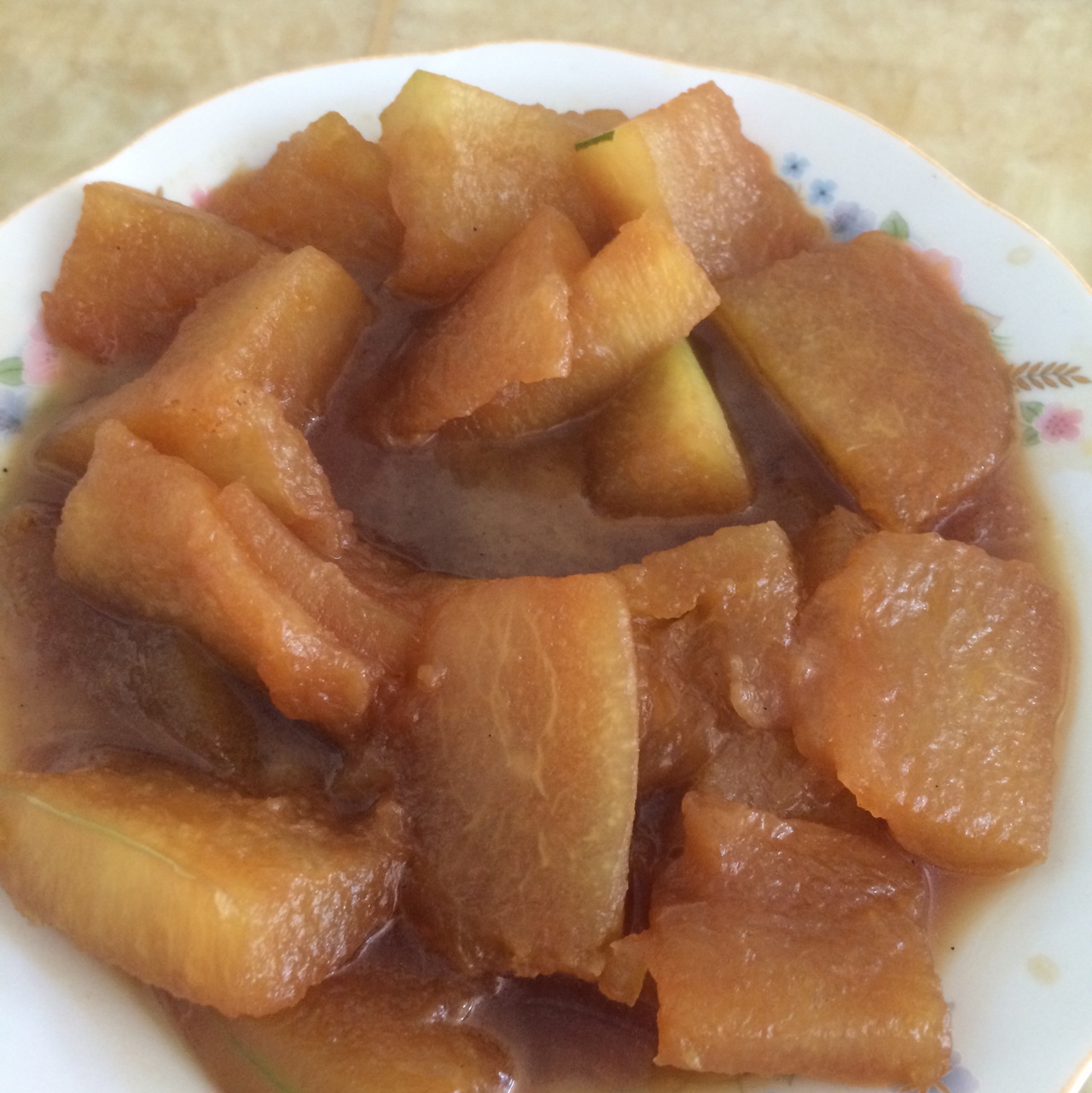 素炒冬瓜