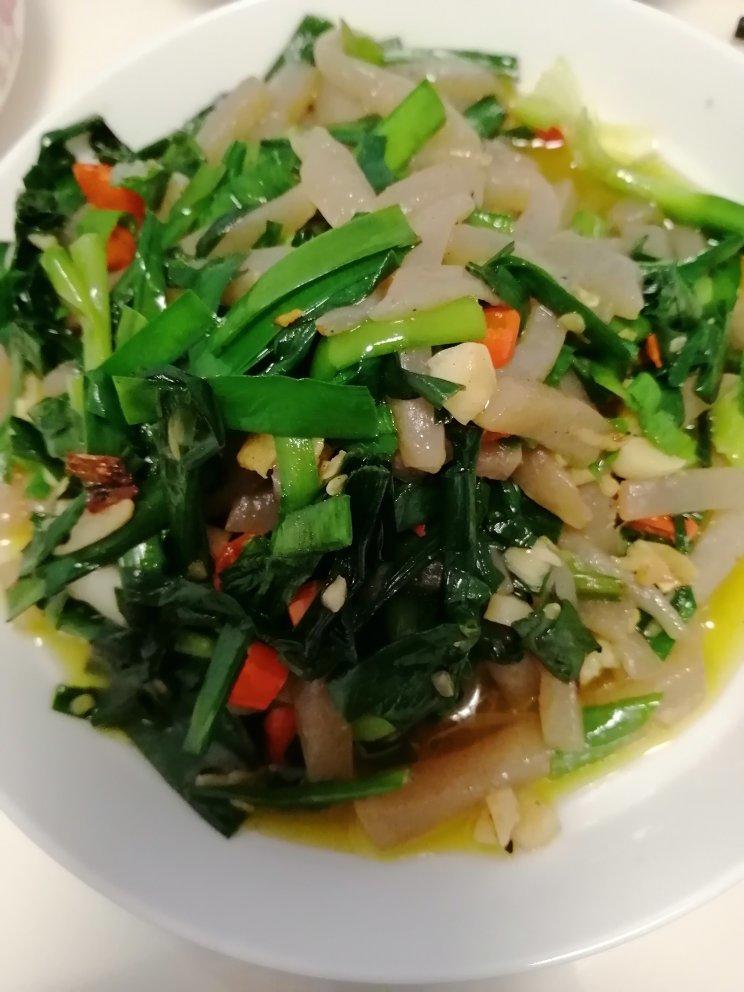 素炒魔芋豆腐