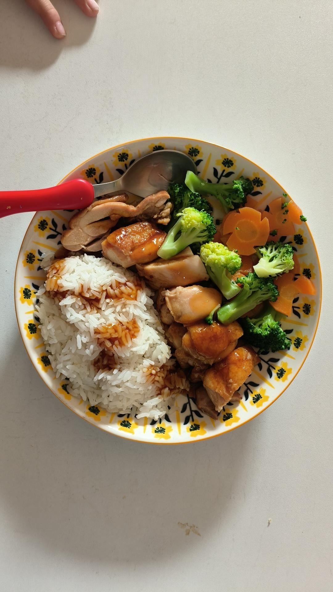 照烧鸡腿饭