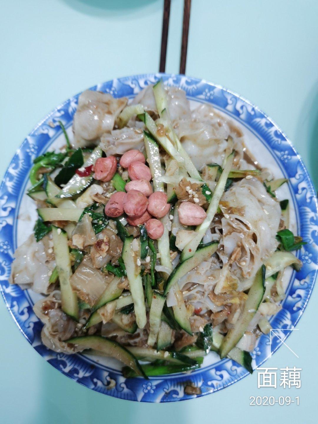 凉拌吸汁面藕