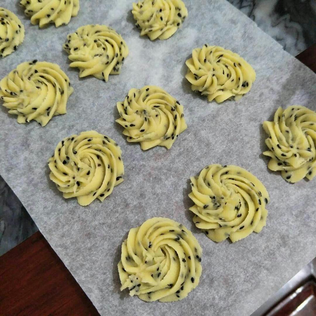 黑芝麻原味曲奇