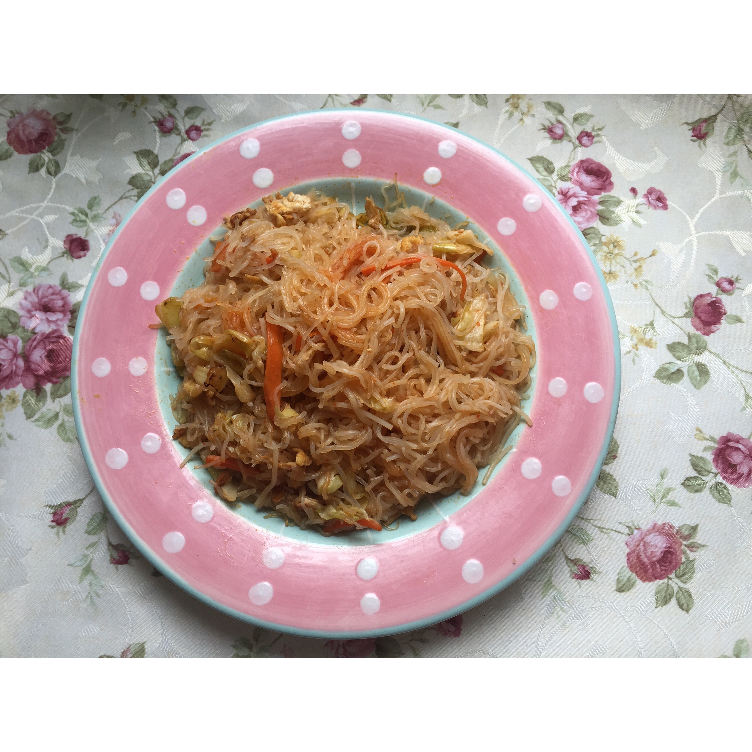 卷心菜炒粉丝 Glass noodles with Cabbage