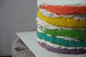 6寸彩虹蛋糕的做法 步骤19