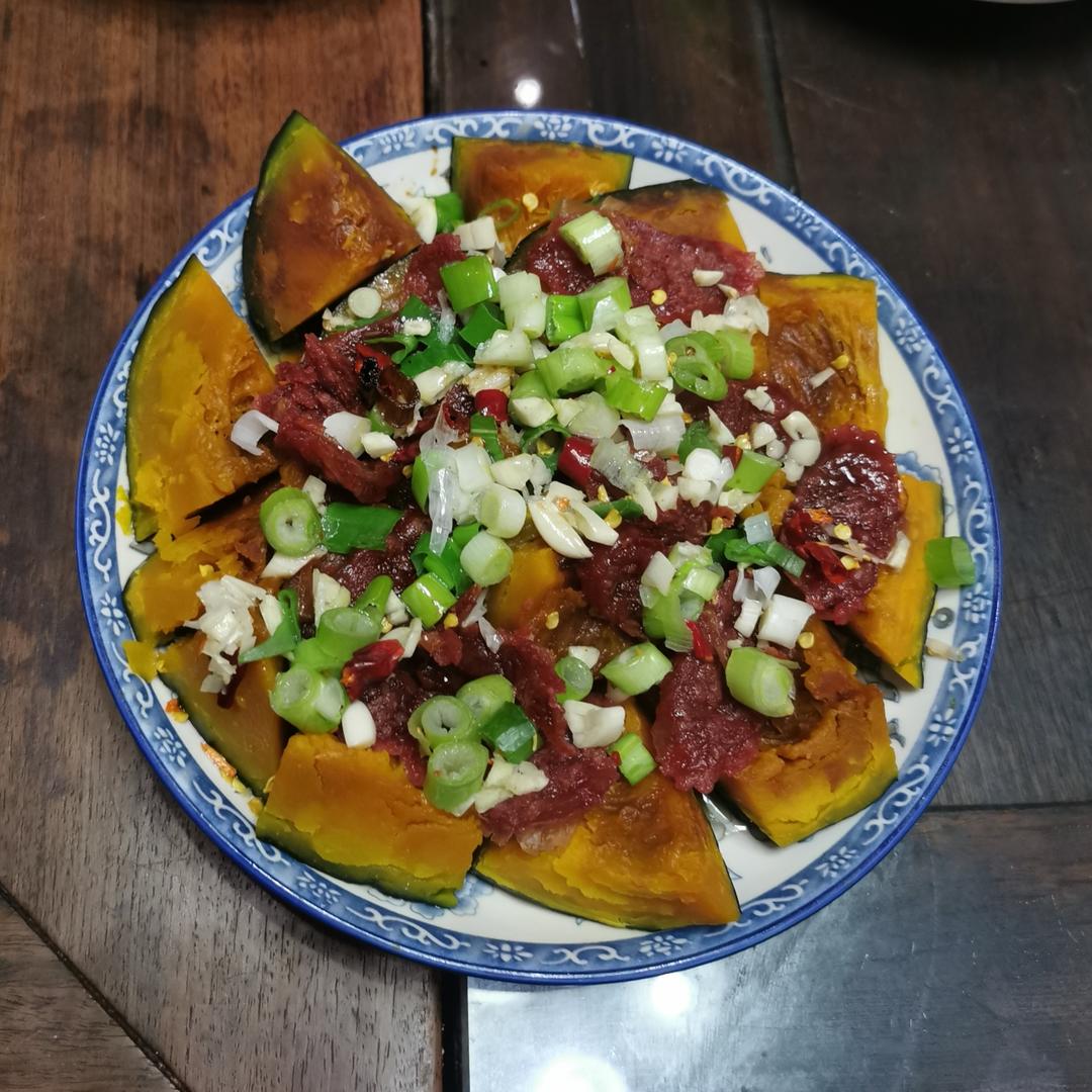 巨好吃！贝贝小南瓜蒸腊肠