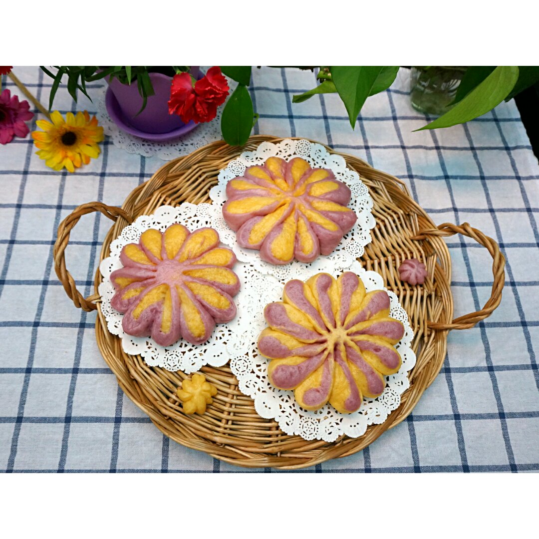菊花馒头