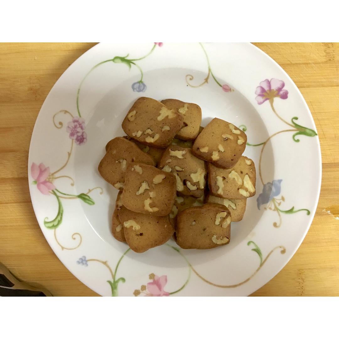 红糖核桃饼干
