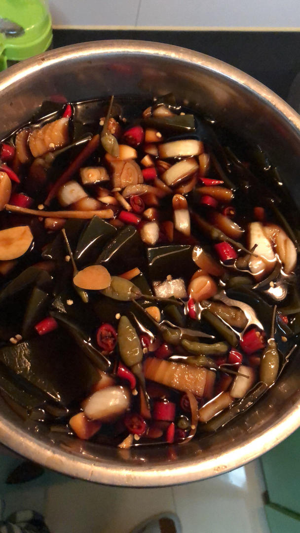 你是我zuzong做的简单好吃的老醋海带醋泡海带