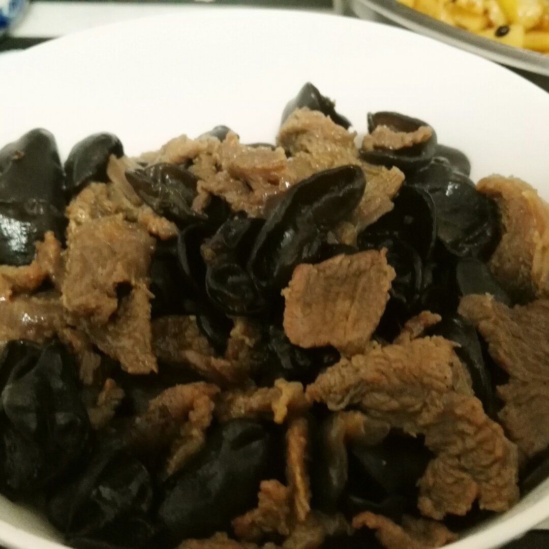 木耳炒肉丝