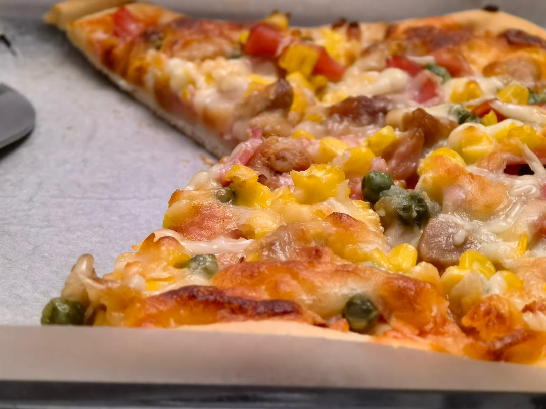 自制饼皮的披萨饼（十寸，面包机版）