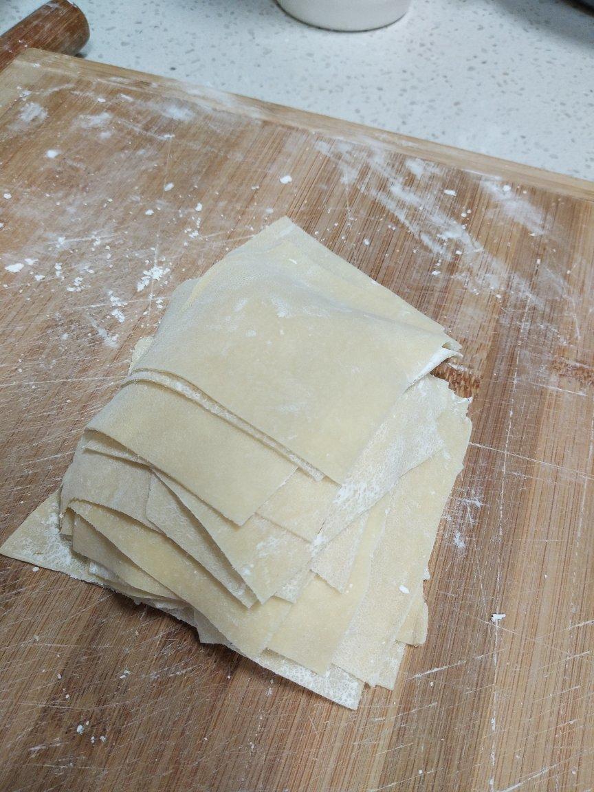 冰雪梅子做的自己做馄饨皮,云吞皮