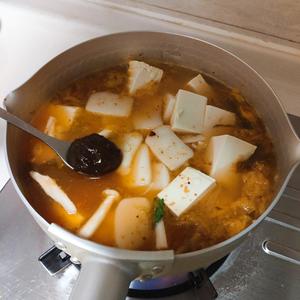 泡菜豆腐汤(淘米水版)的做法 步骤7