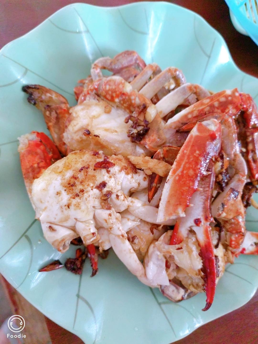 葱姜炒梭子蟹（very easy）