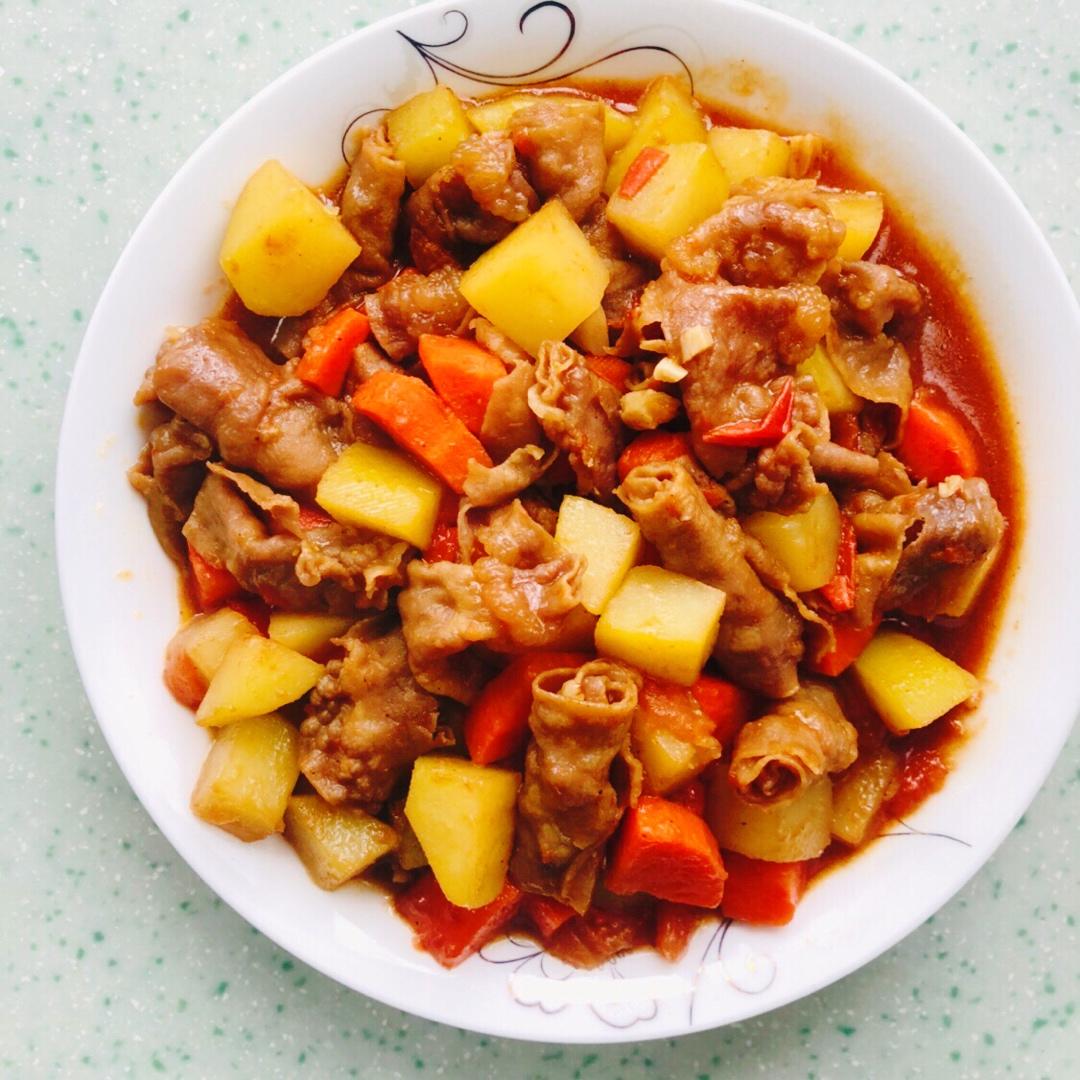 番茄土豆炖肥牛