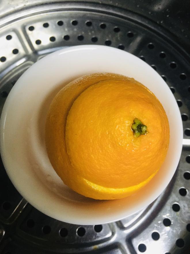 盐蒸橙子（用于一般咳嗽有痰）的做法