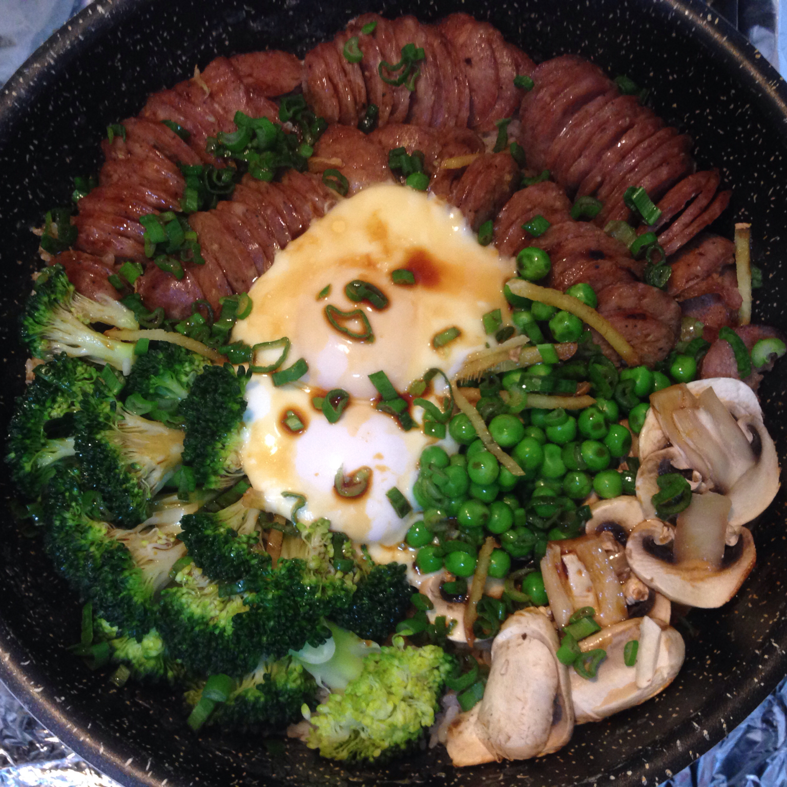 香肠煲仔饭