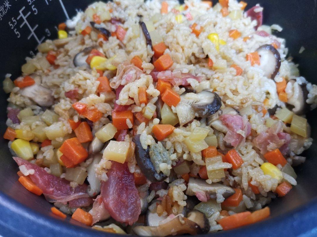 懒人煲仔饭（电饭锅）