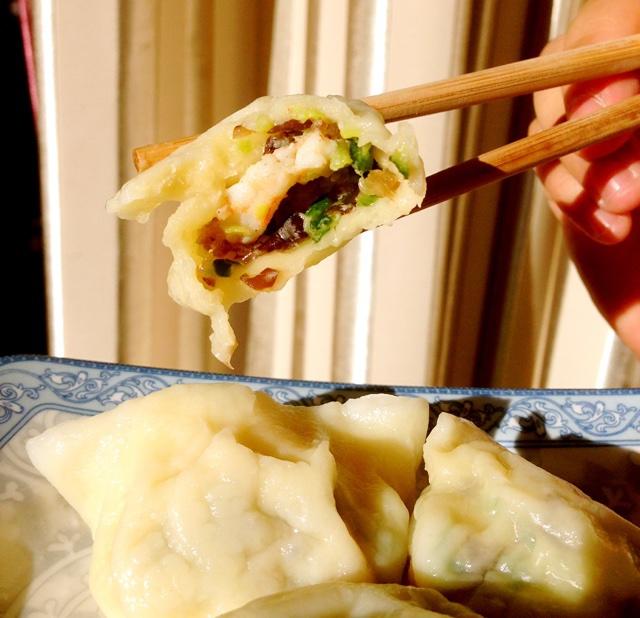 清新黄瓜虾仁水饺的做法