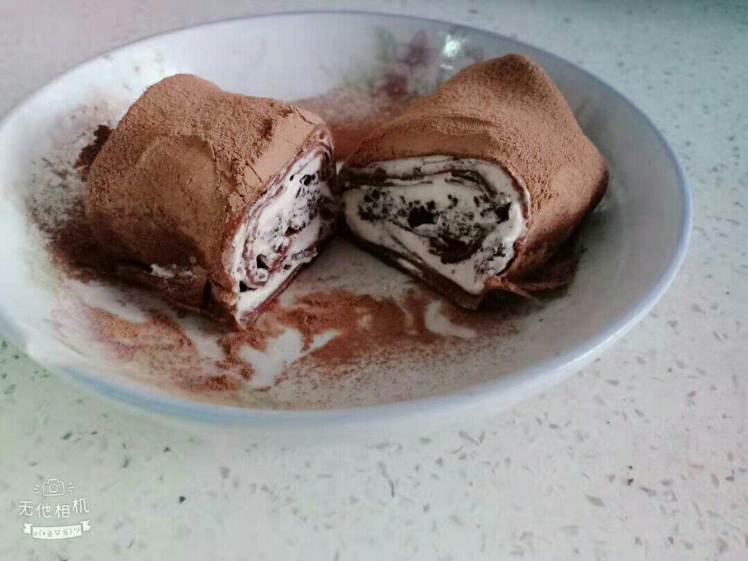 网红的毛巾卷蛋糕