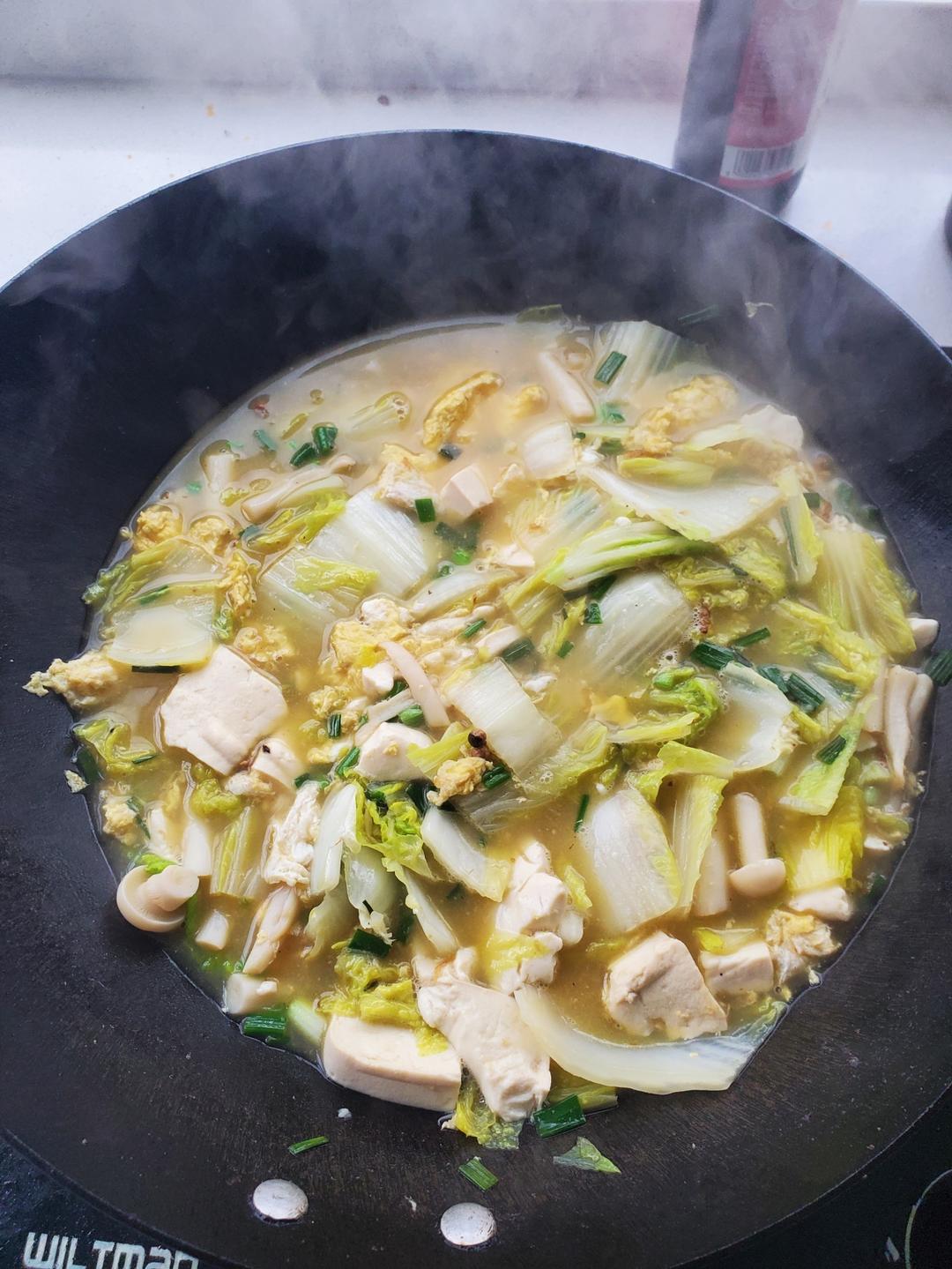 白菜豆腐汤