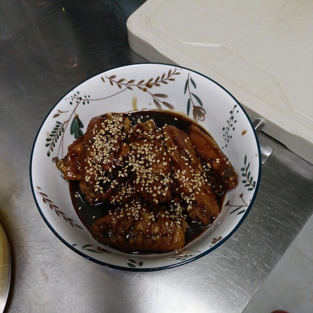照烧鸡翅（市售照烧汁版）
