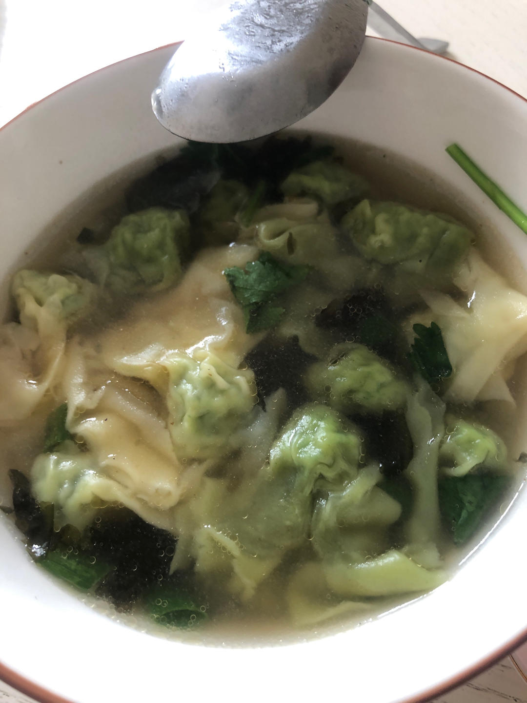 鲜肉韭菜虾仁大馄饨