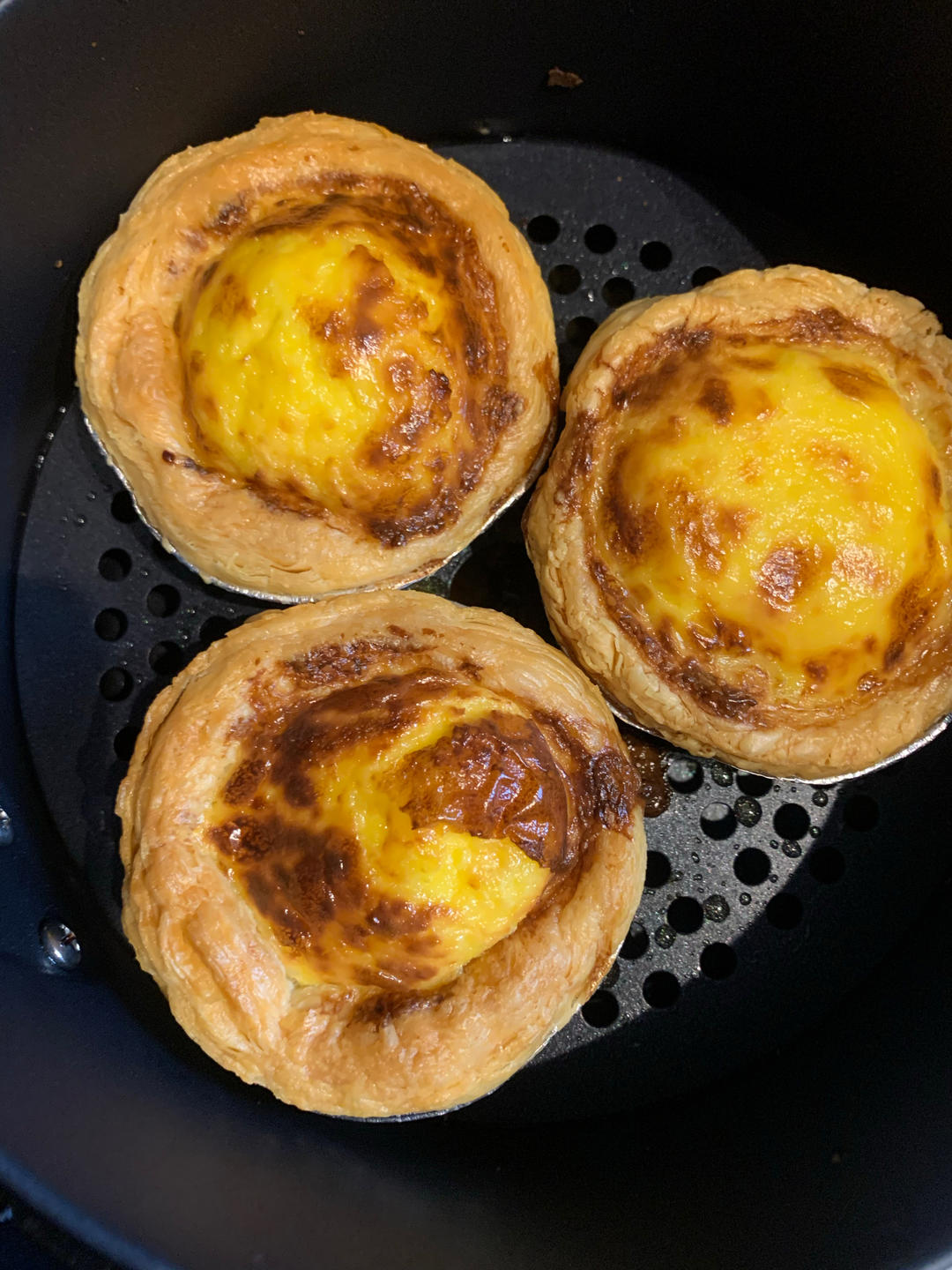 空气炸锅版全蛋葡式蛋挞『秒杀KFC』悠伴空气炸锅