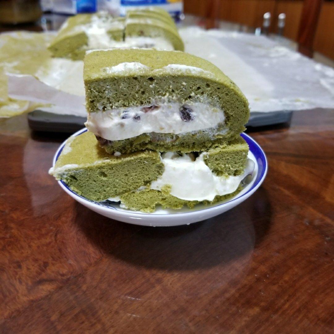 日式抹茶蛋糕卷