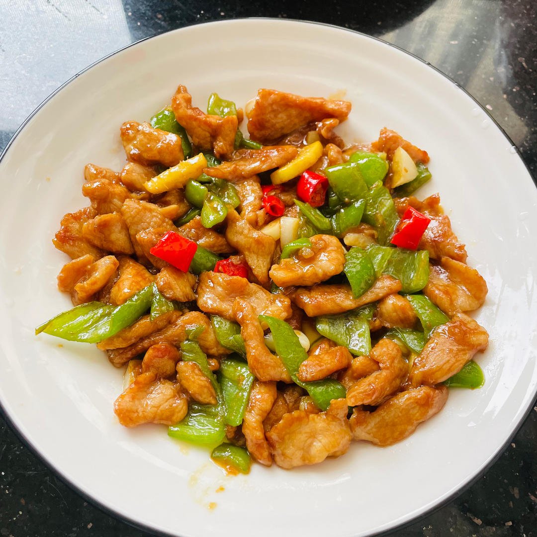 青椒炒肉丝