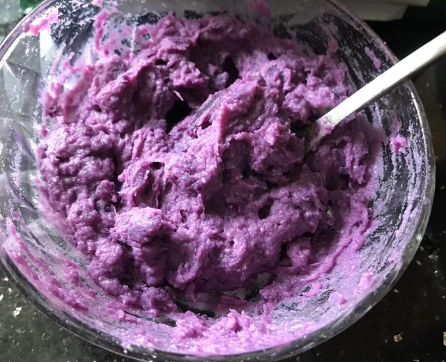 低脂美味紫薯泥（球）的做法