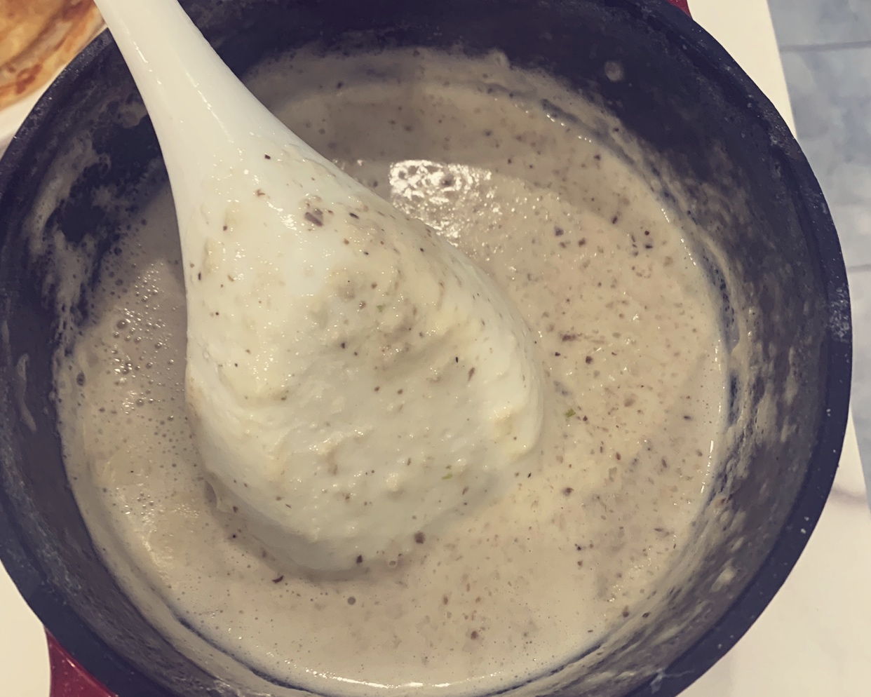 超快手奶油蘑菇汤（豆浆机版）的做法