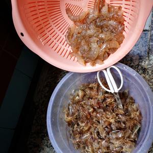 瑶柱松子虾仁蛋白炒饭的做法 步骤1