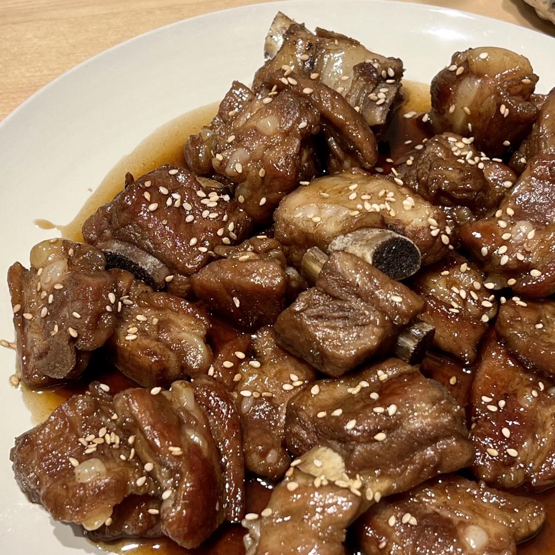 糖醋排骨/糖醋小排（不放油）（12345口诀做出正宗上海本帮）