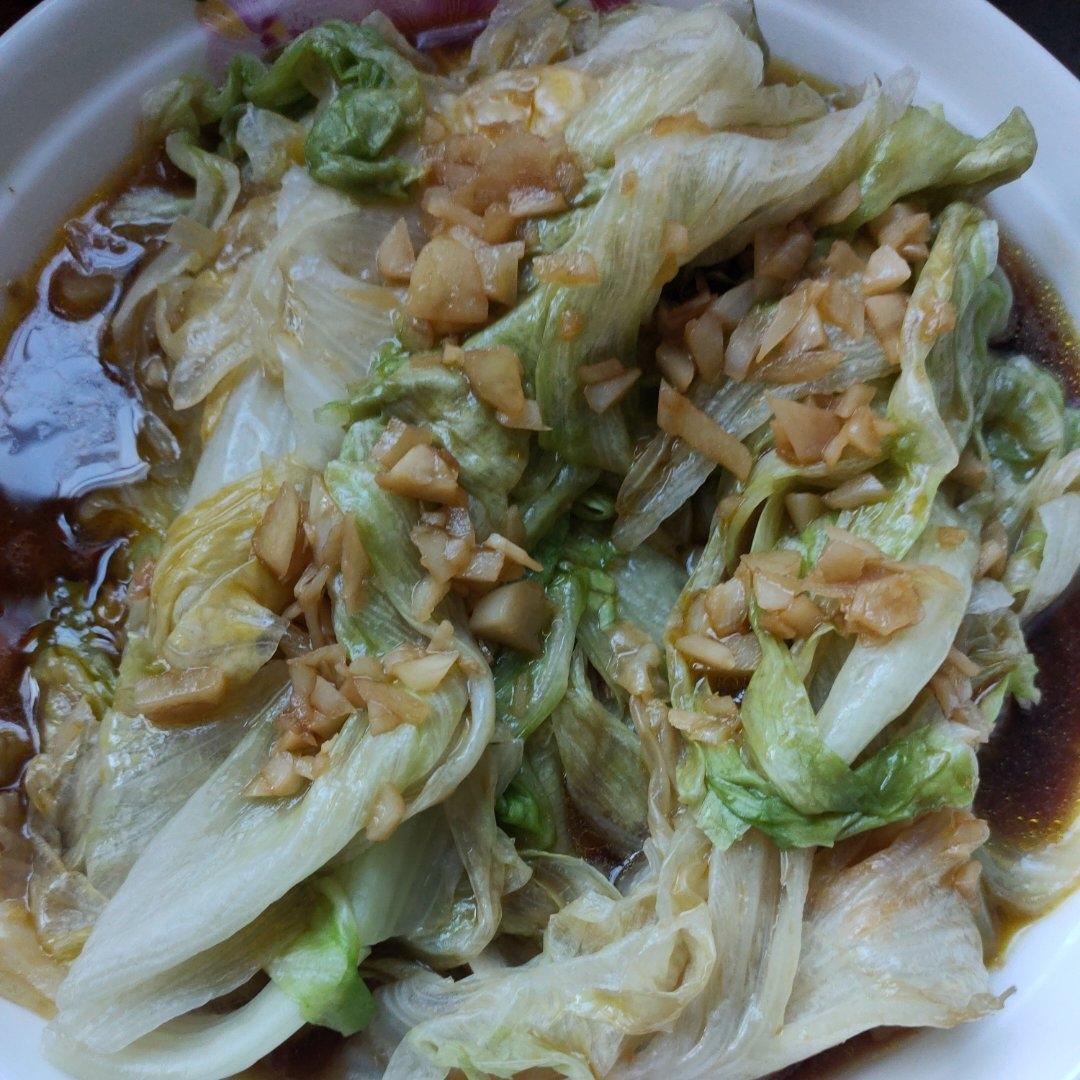 白灼生菜