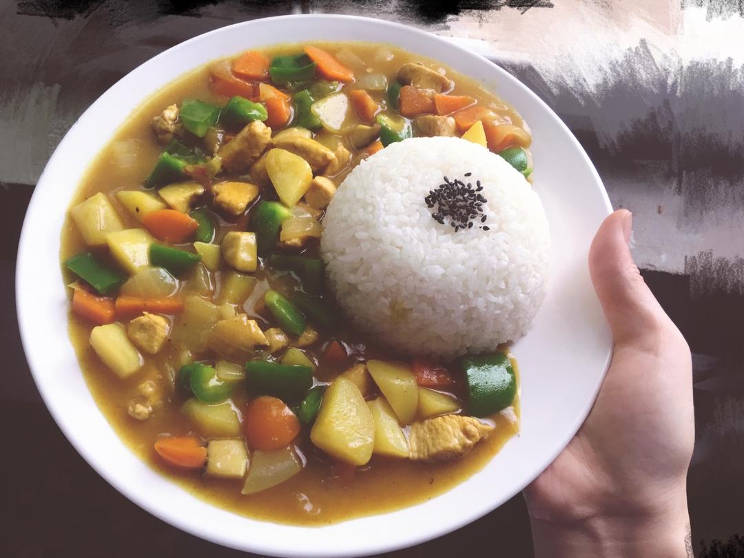 咖喱鸡肉饭