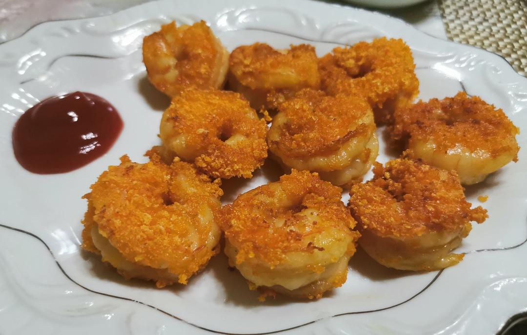 面包糠炸虾仁