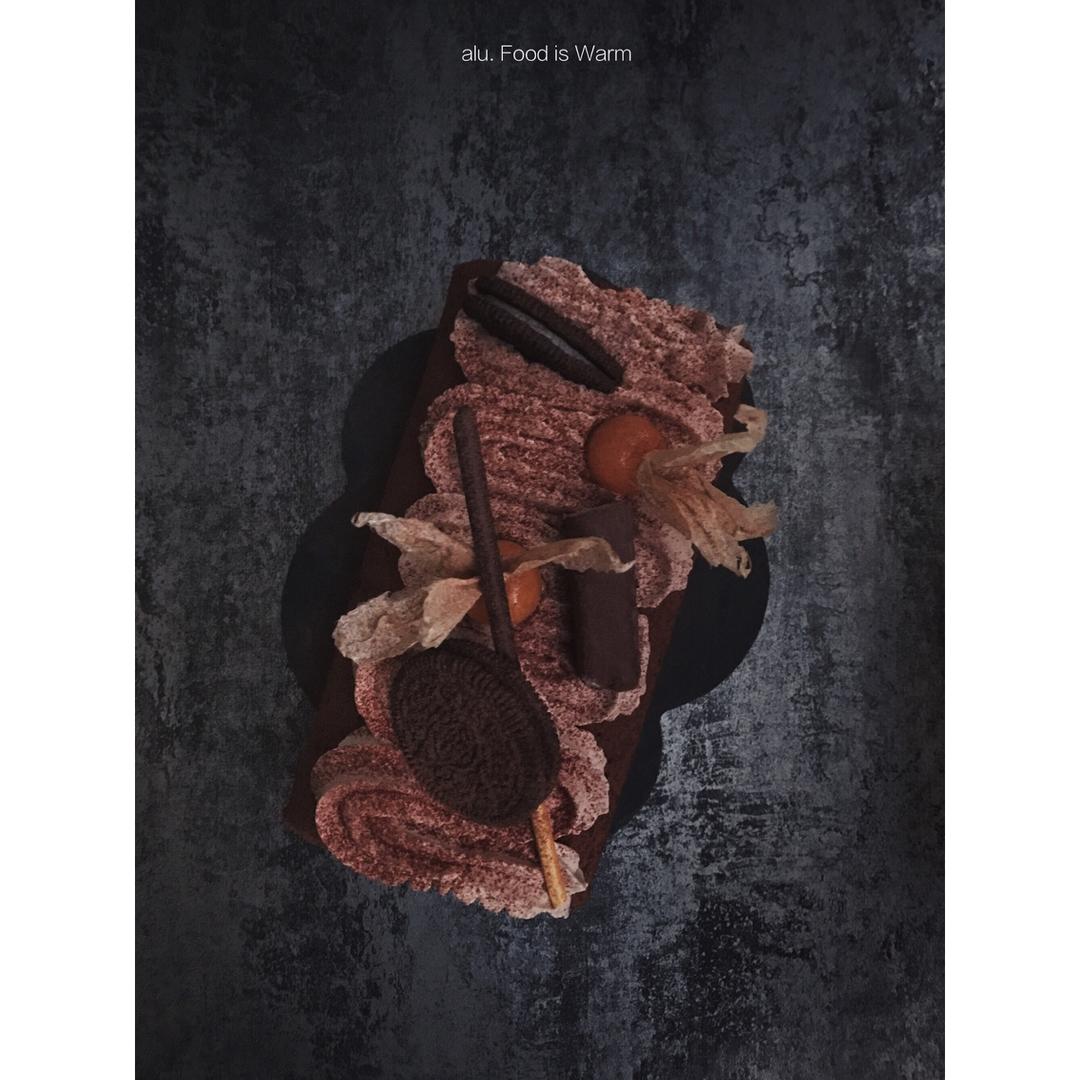 红丝绒波点蛋糕卷—精华液版