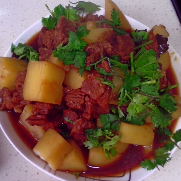 土豆炖牛肉