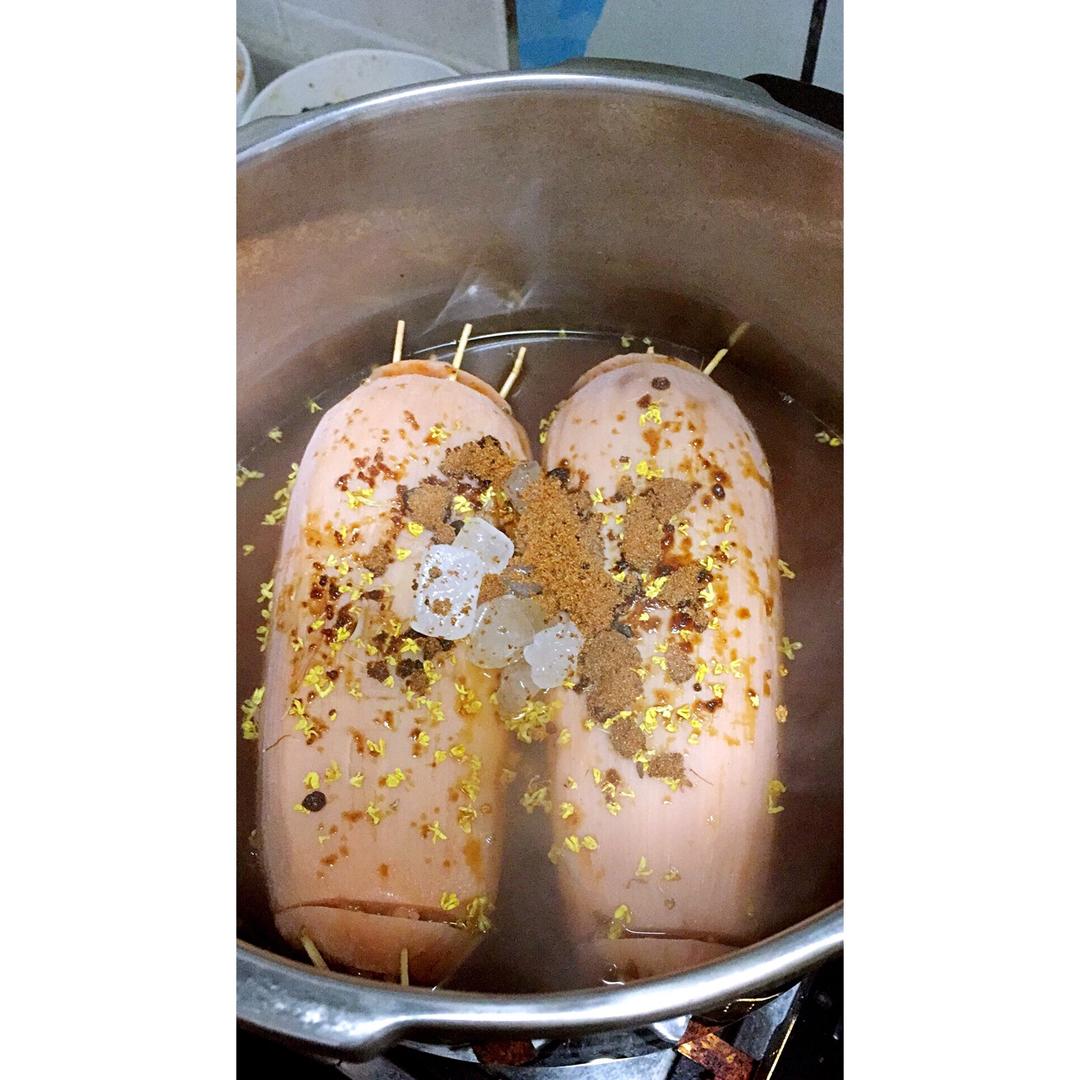 堂妈教你做桂花糯米藕