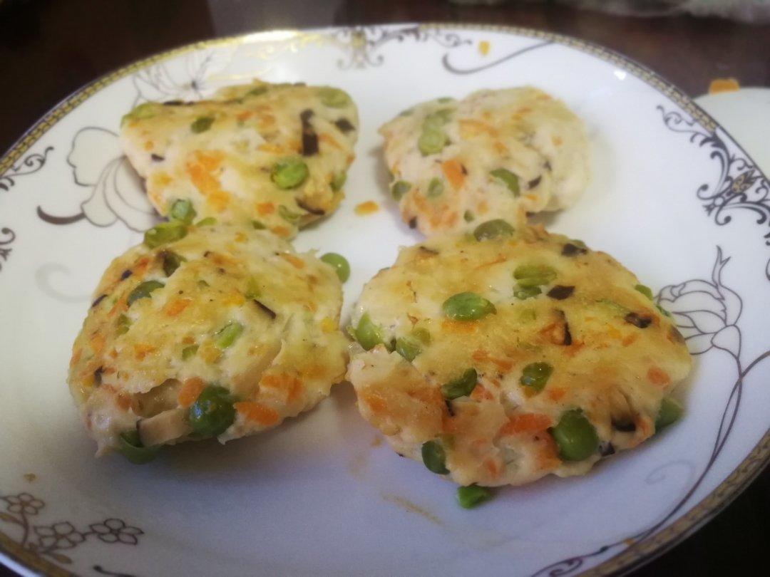 〔健身餐〕无油鸡胸肉饼